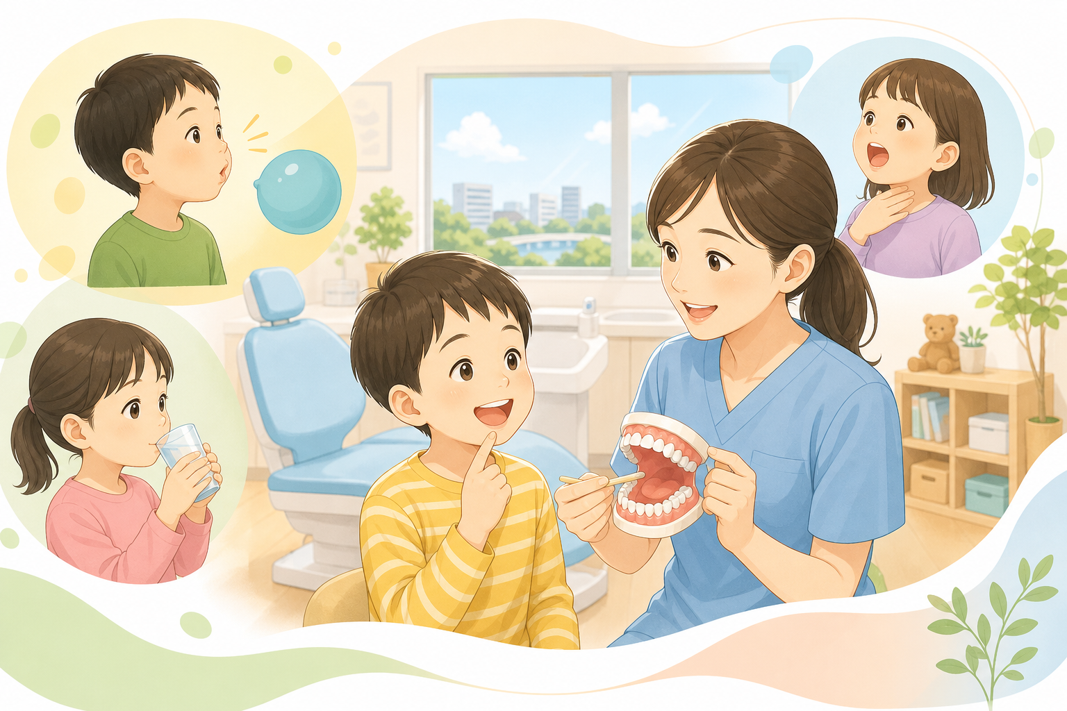 伊丹とく歯科で取り組む、噛む・飲み込む力を育てる子ども向けトレーニング